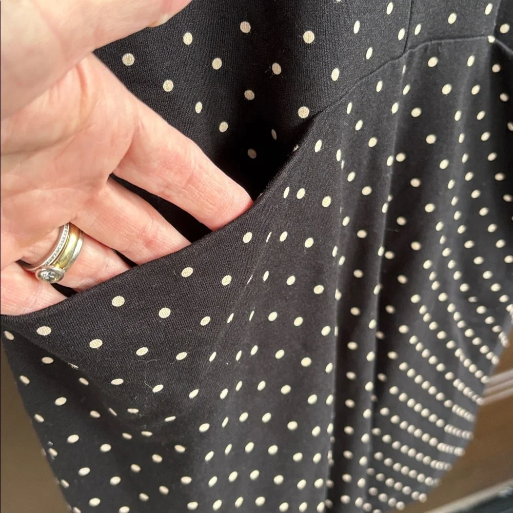 NWT MASAI Copenhagen Gizina Dress Black Polka Dot Size Medium